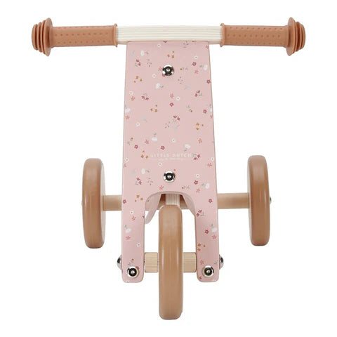Little Dutch Wooden Tricycle – Pink Flowers Balance Bike