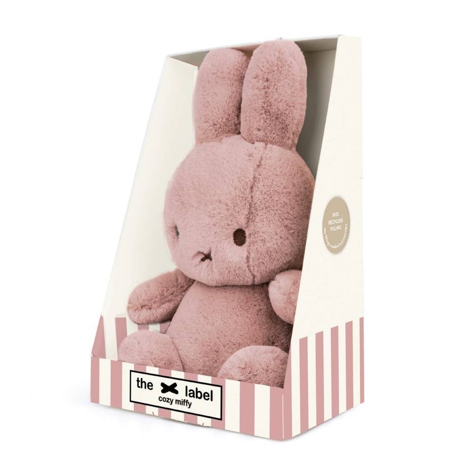 Miffy Cozy Soft Pink in Giftbox 23 cm (Due March) - Grace and Fox