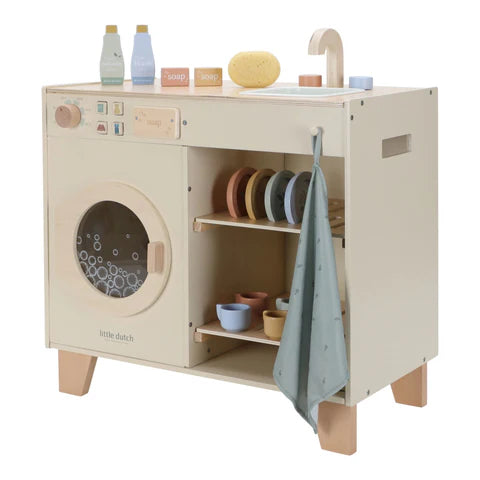 Little Dutch - Wooden washing machine FSC Limited Edition - Grace and Fox