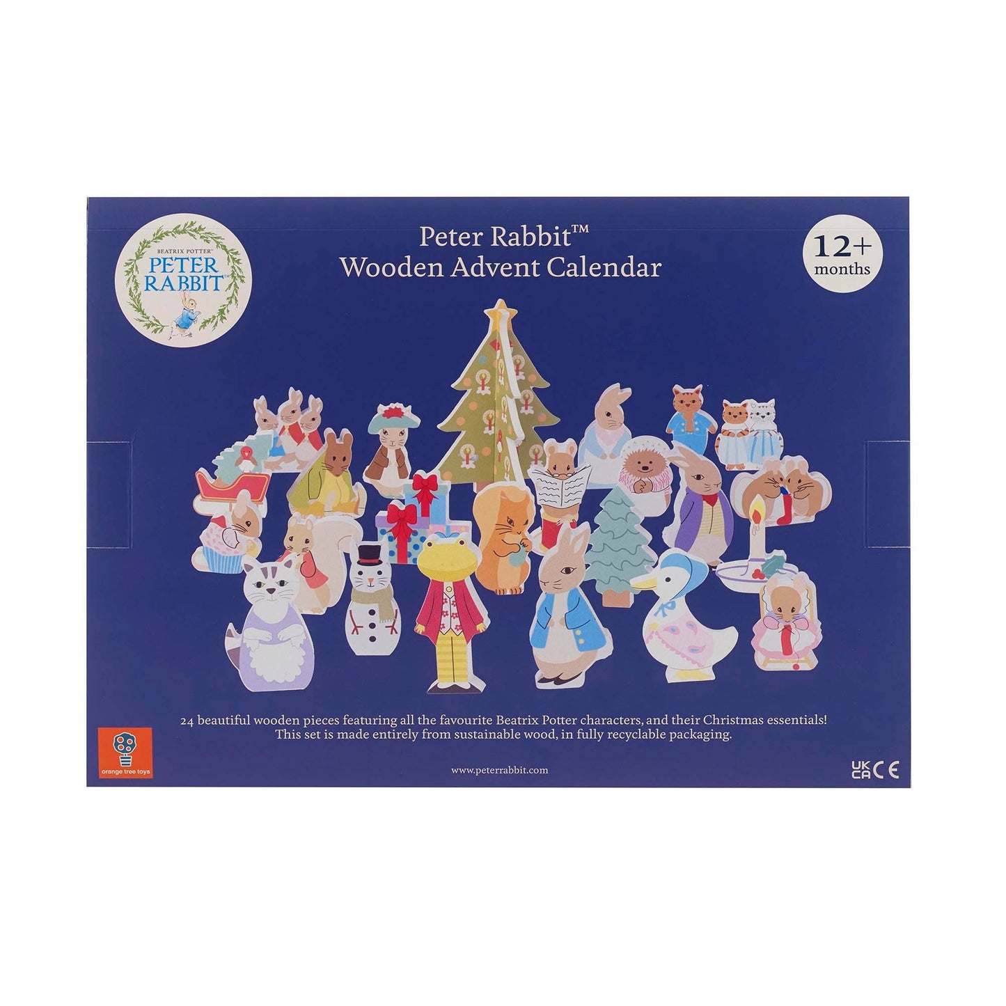 Orange Tree Toys Peter Rabbit™ Wooden Advent Calendar