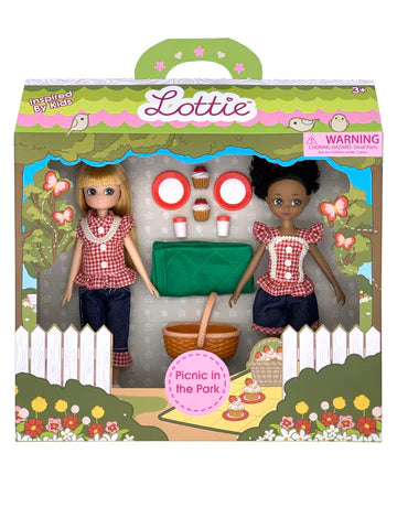 Picnic in the Park Toy Doll Set By Lottie Dolls - Grace and Fox
