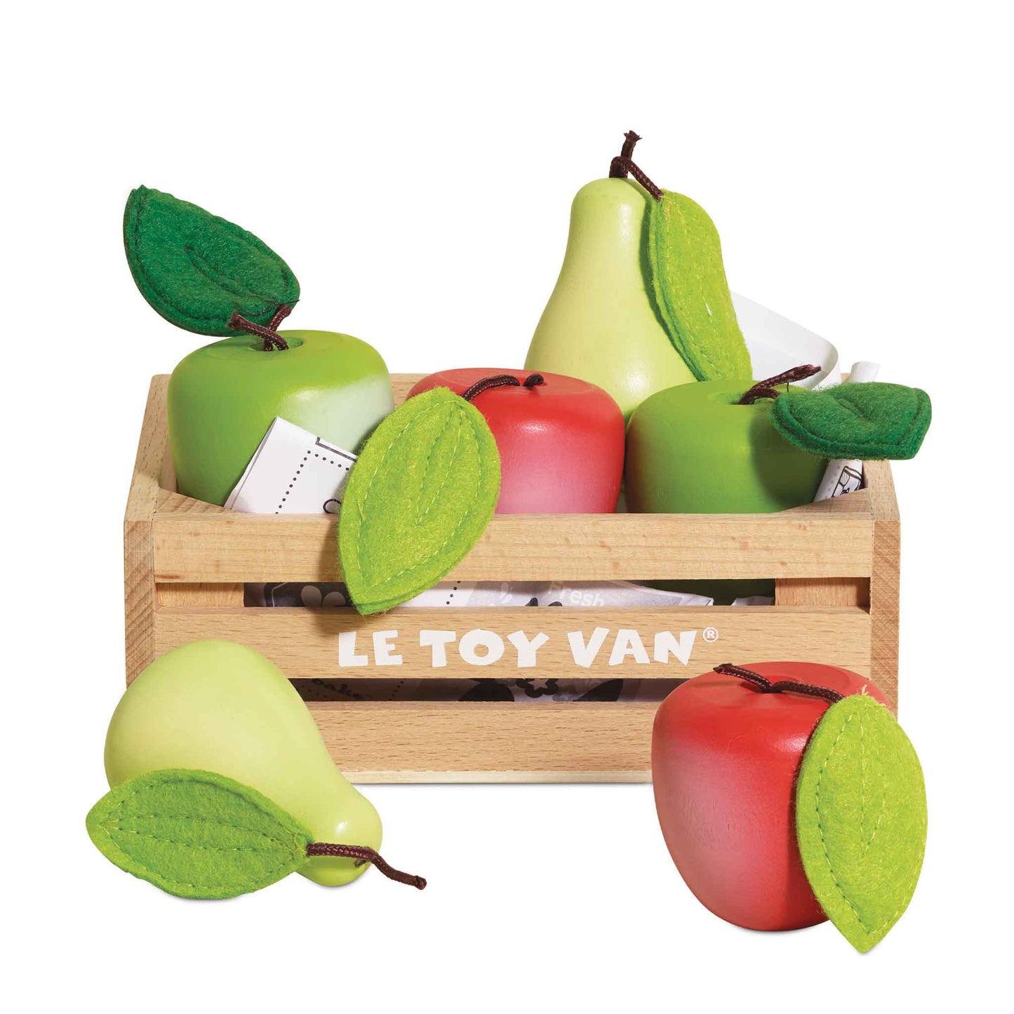 Orchard Fruits Wooden Market Crate - Grace and Fox