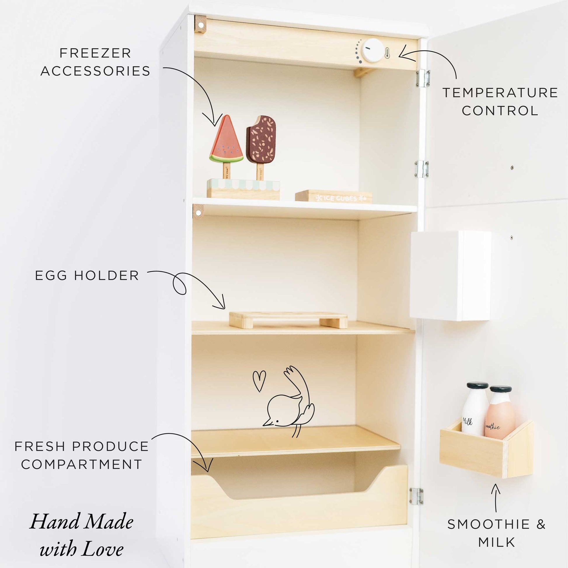 Kitchen Freestanding Fridge Freezer - Grace and Fox