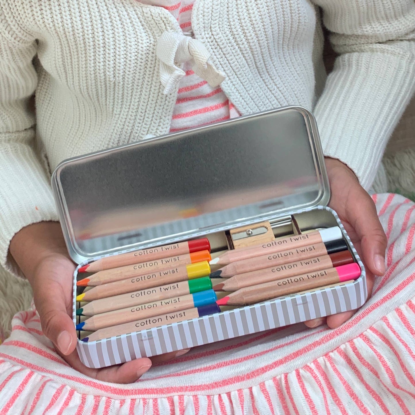 Jumbo Watercolour Pencils Tin by Cotton Twist - Grace and Fox