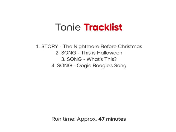 Tonies - The Nightmare Before Christmas