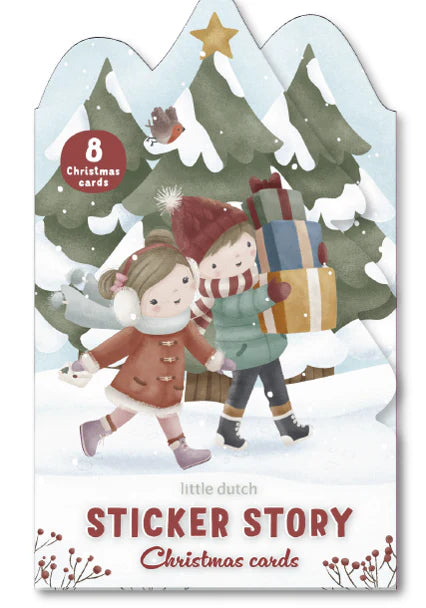 Little Dutch Christmas Sticker Story