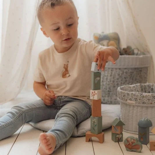 Little Dutch Building Blocks FSC - Forest Friends - Grace and Fox