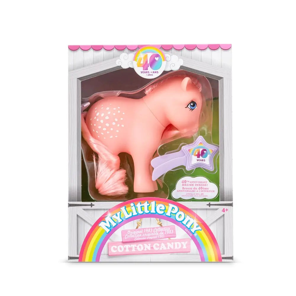 My Little Pony 40th Anniversary Original Ponies - Cotton Candy - Grace and Fox