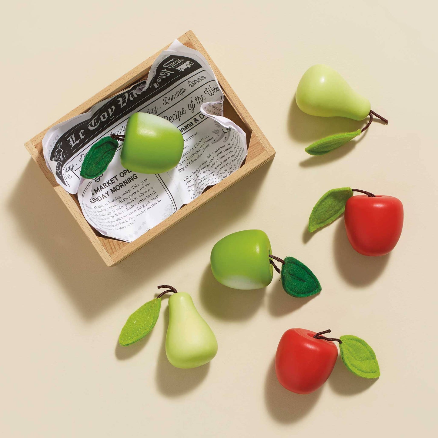 Orchard Fruits Wooden Market Crate - Grace and Fox