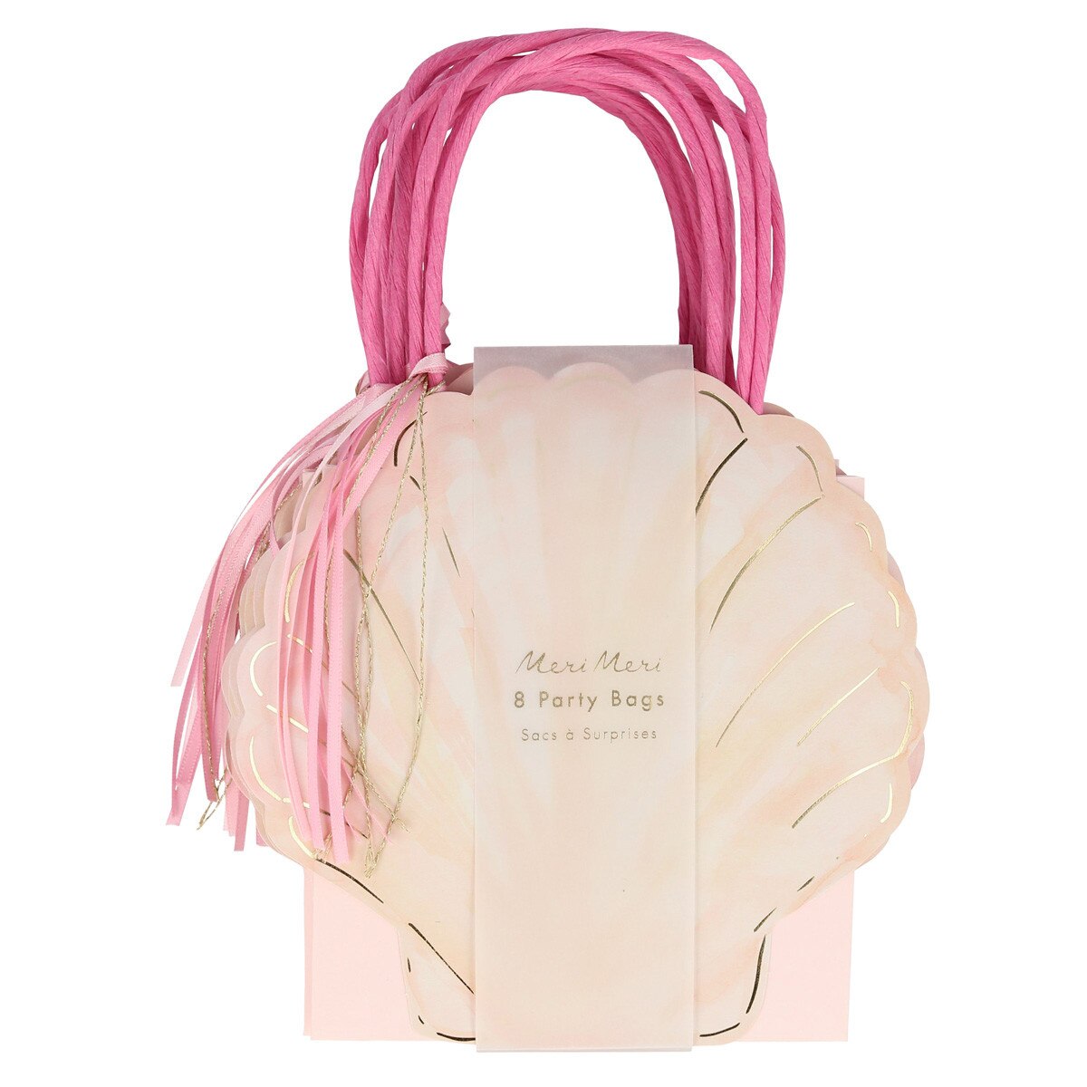 Mermaid Shell Party Bags (x8) by Meri Meri - Grace and Fox