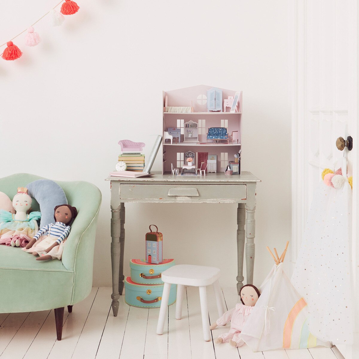 Mini Paper Dolls House By Meri Meri - Grace and Fox