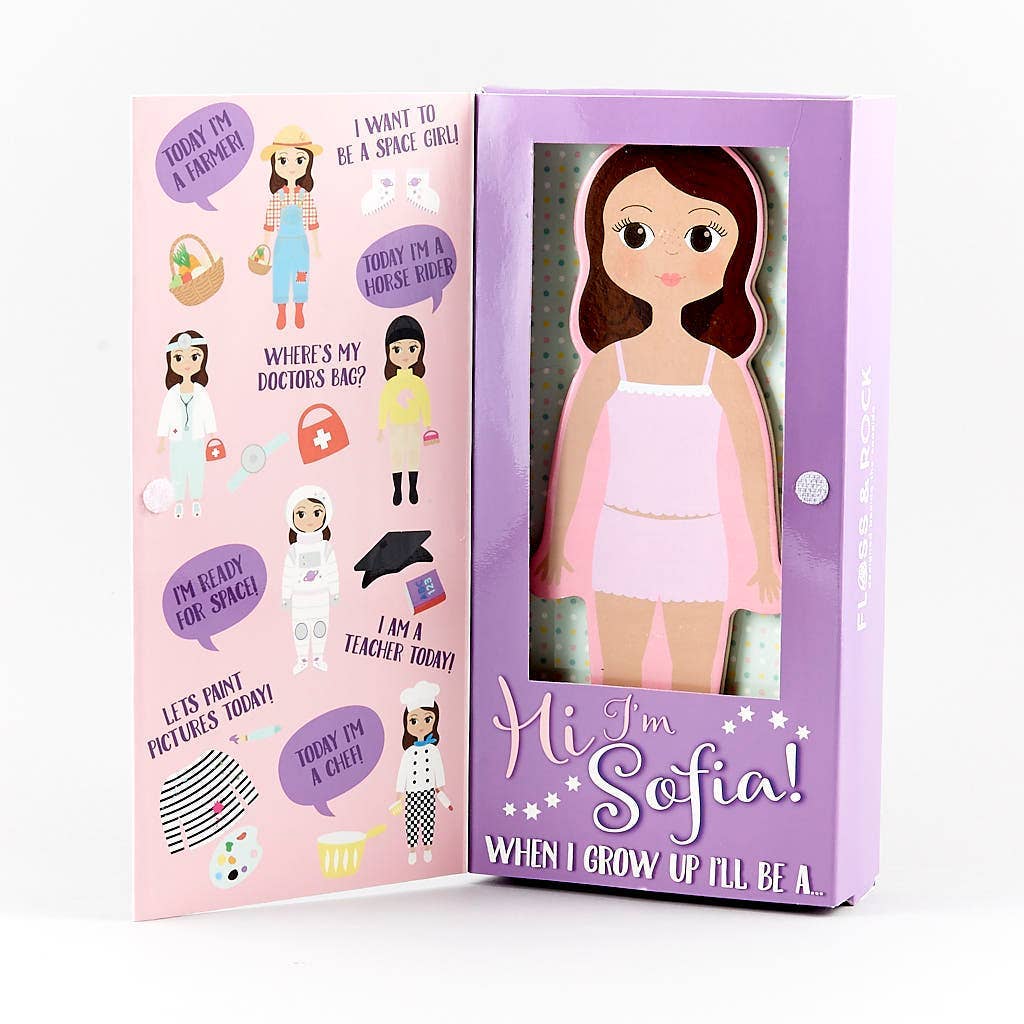 Floss & Rock - Sophia Magnetic Dress up Character - Grace and Fox