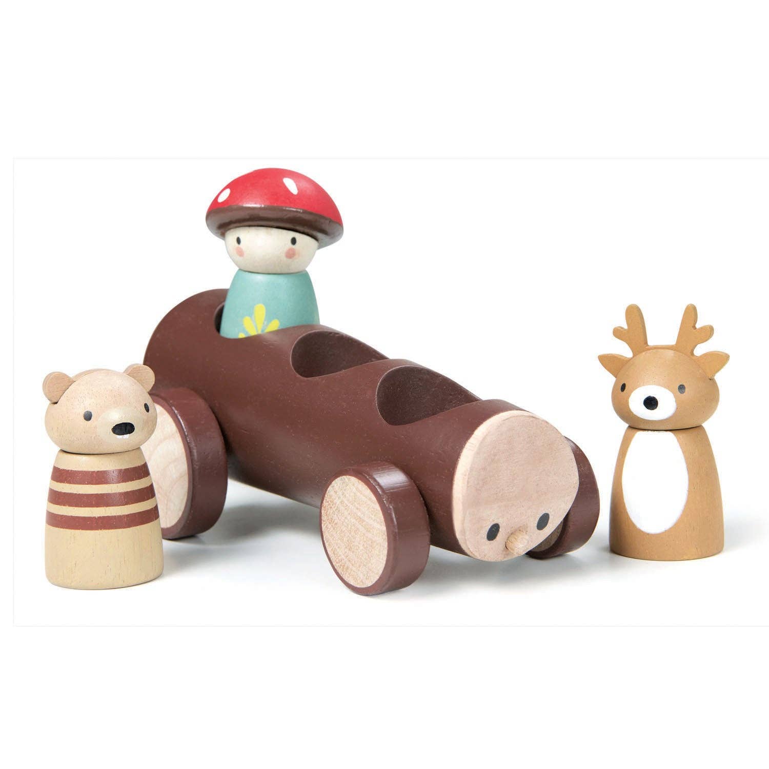 Tender Leaf Toys Timber Taxi Wooden Toy - Grace and Fox