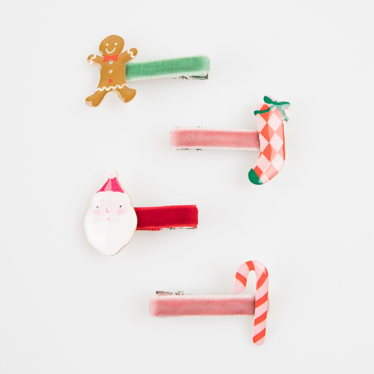 Meri Meri Jolly Christmas Hair Clips (x 8)