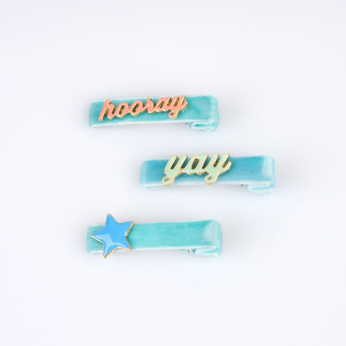 Meri Meri Happy Birthday Enamel Hair Clips - Grace and Fox
