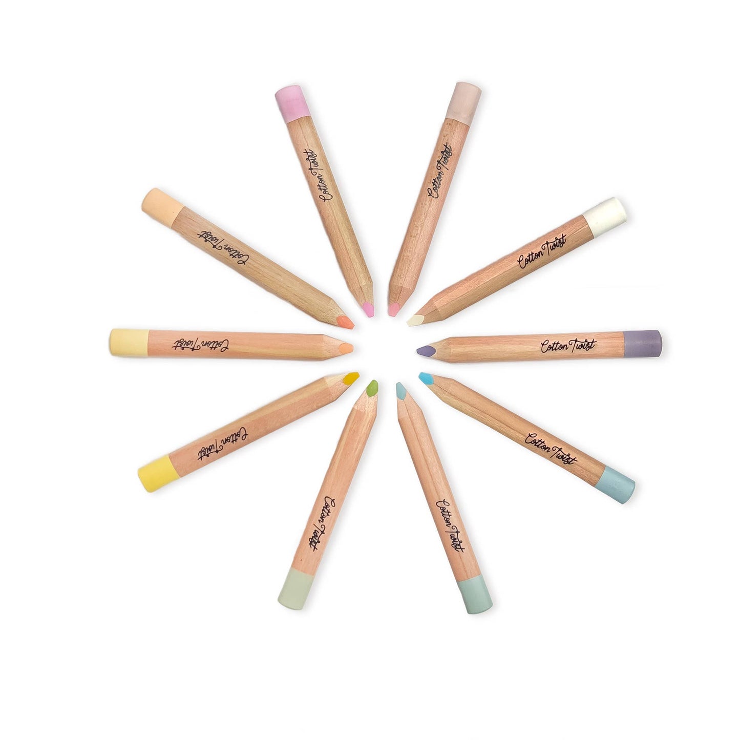 Cotton Twist - Pastel Watercolour Pencils Set