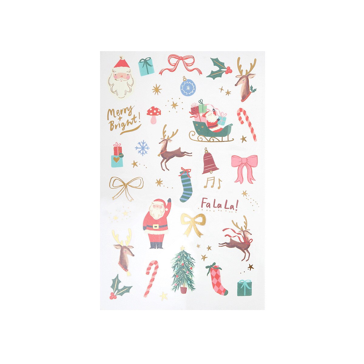 Meri Meri Christmas Temporary Tattoos (x 2 sheets)