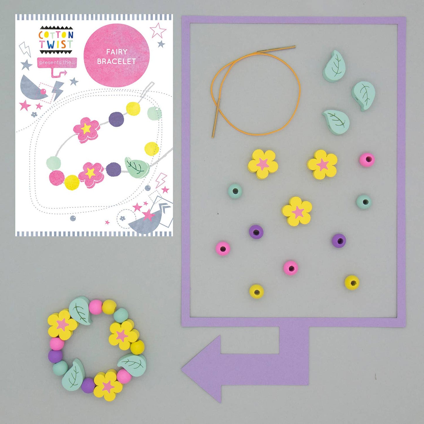 Make Your Own Fairy Bracelet By Cotton Twist - Grace and Fox