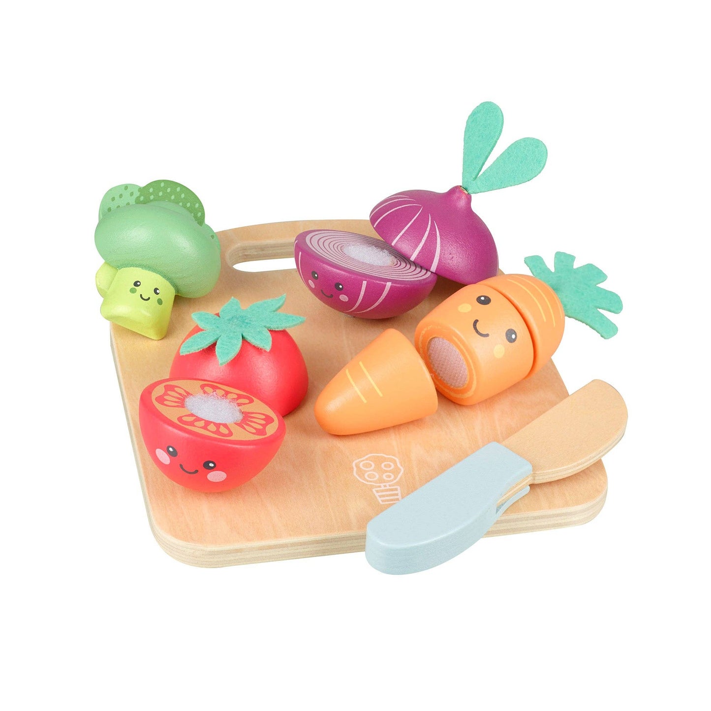 Orange Tree Toys - Happy Wooden Veggies Cutting Veg - Grace and Fox