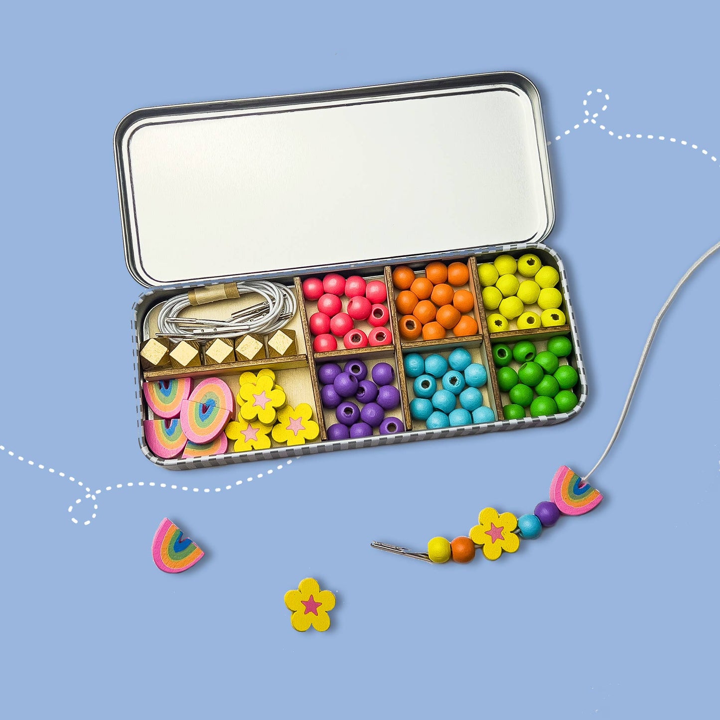 Rainbow Bracelet Bead Kit by Cotton Twist