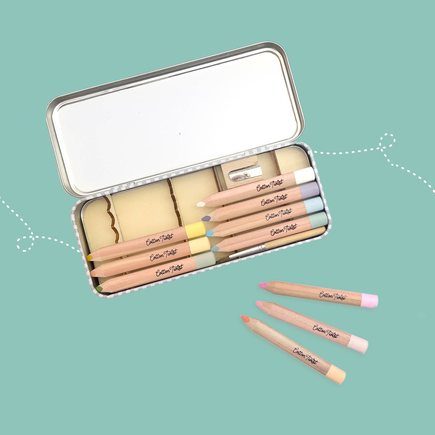 Cotton Twist - Pastel Watercolour Pencils Set