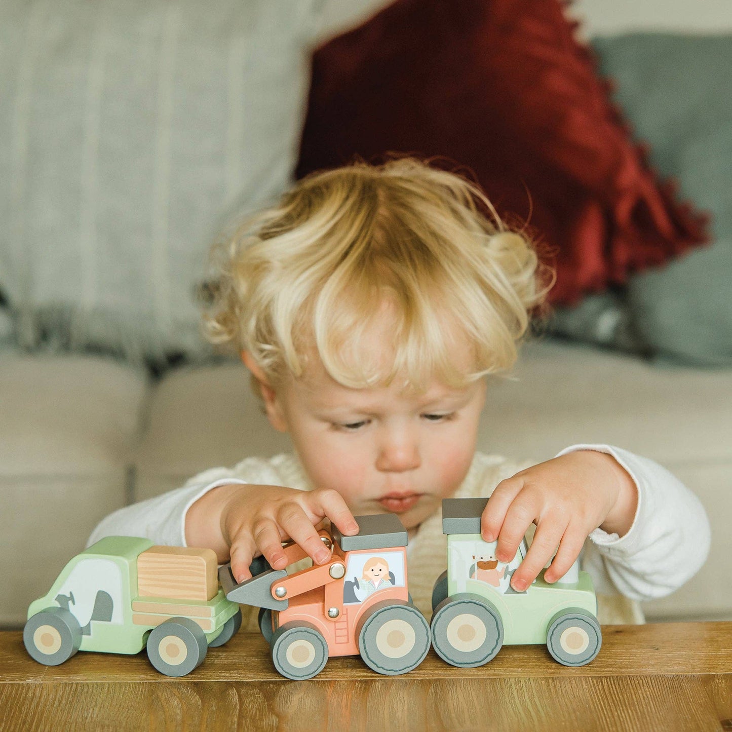 NEW! Farm Wooden Loader Tractor - Grace and Fox