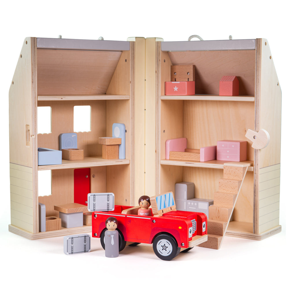 Bigjigs Wooden My First Doll House - Grace and Fox