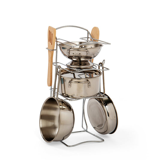 Bigjigs Cooking Pot Kitchen Rack - Grace and Fox