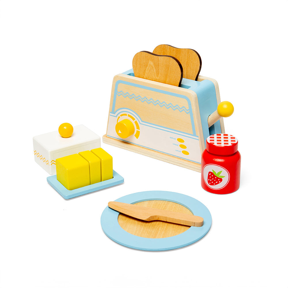 Bigjigs Wooden Breakfast Play Set - Grace and Fox