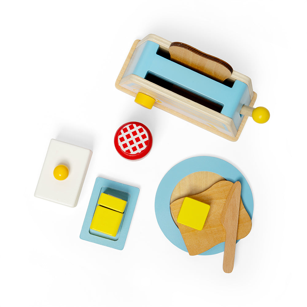 Bigjigs Wooden Breakfast Play Set - Grace and Fox