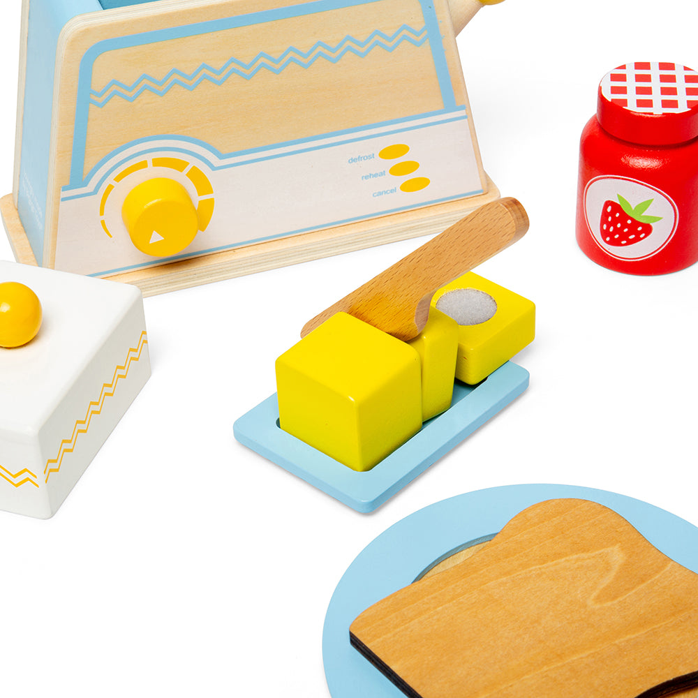 Bigjigs Wooden Breakfast Play Set - Grace and Fox