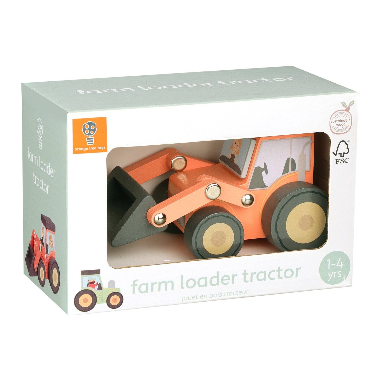 NEW! Farm Wooden Loader Tractor - Grace and Fox