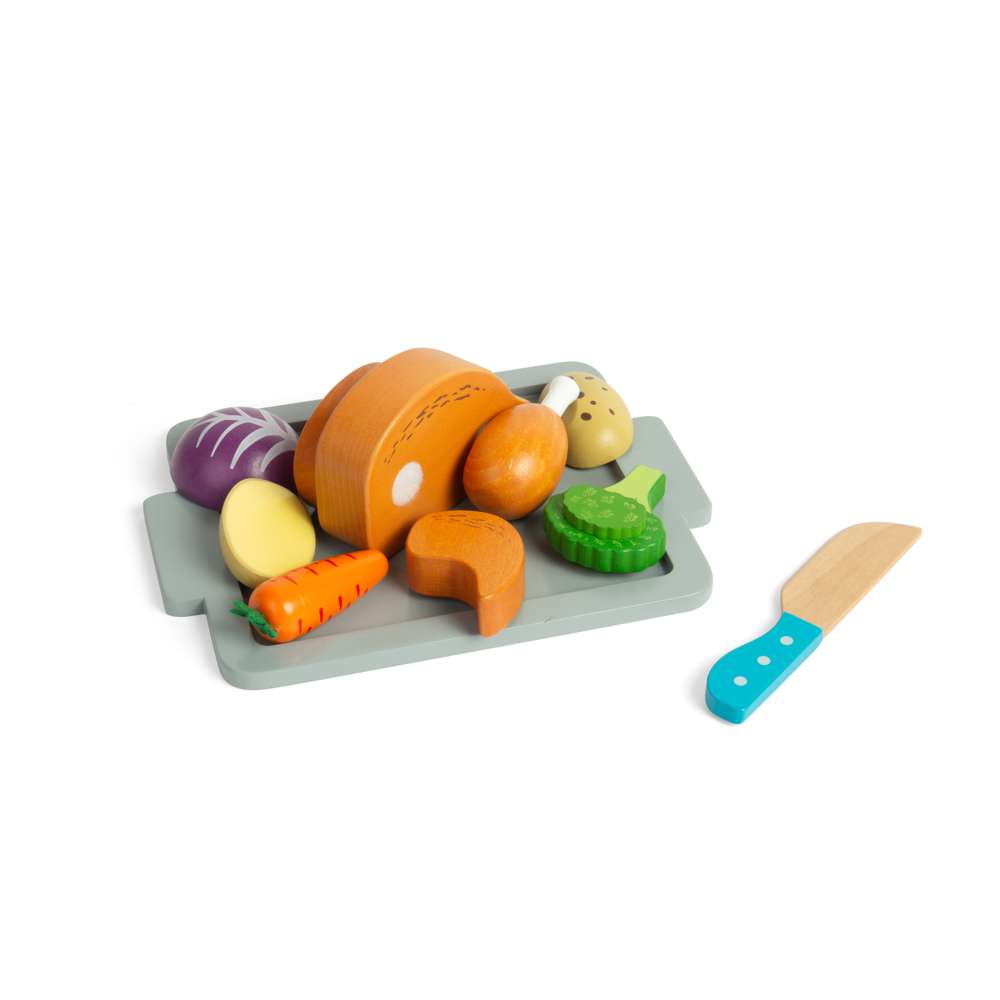 Bigjigs Toys Wooden Roast Dinner Set - Grace and Fox