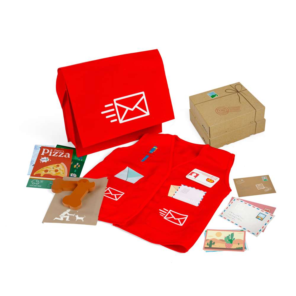 Bigjigs - Mail Carrier Dress Up - Grace and Fox