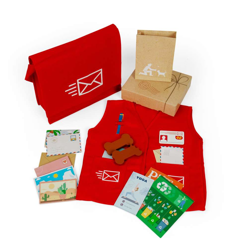Bigjigs - Mail Carrier Dress Up - Grace and Fox