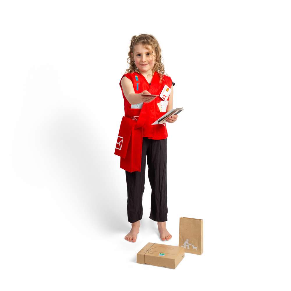 Bigjigs - Mail Carrier Dress Up - Grace and Fox