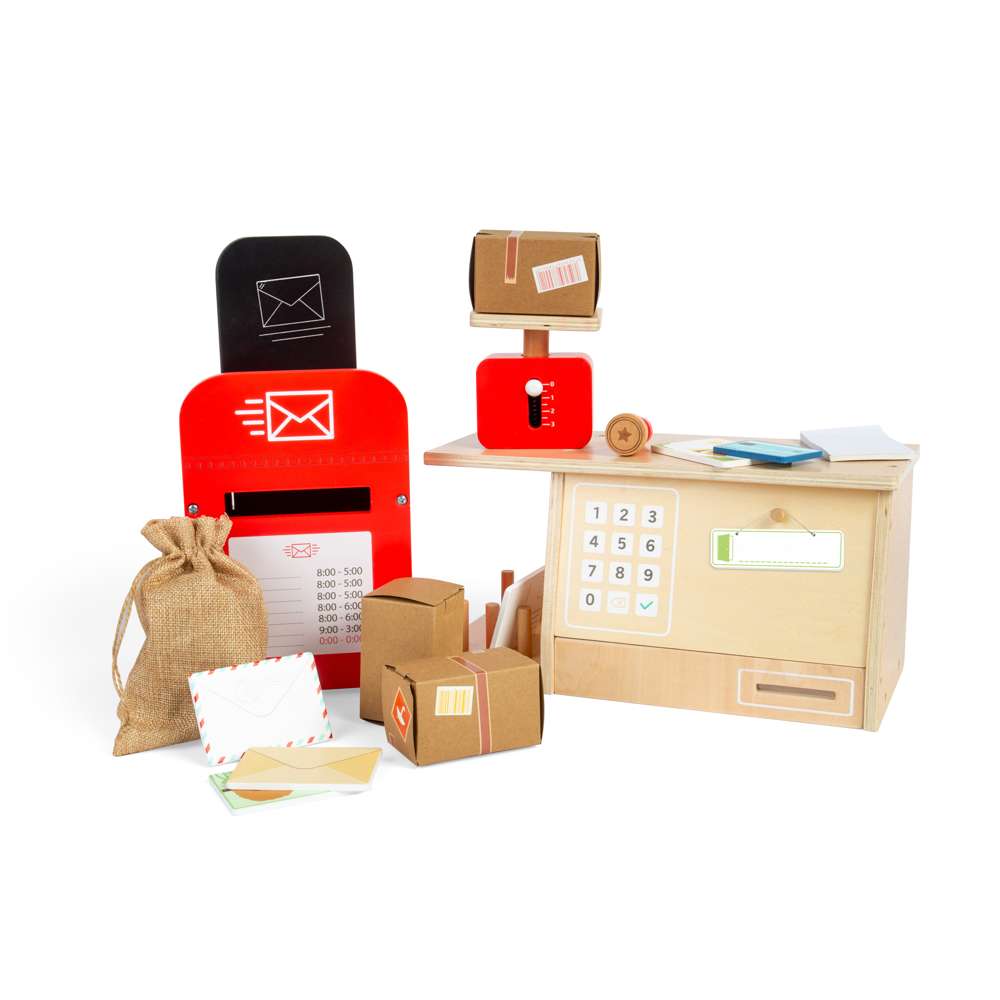 Bigjigs Toys Post Office Role Play Set - Grace and Fox
