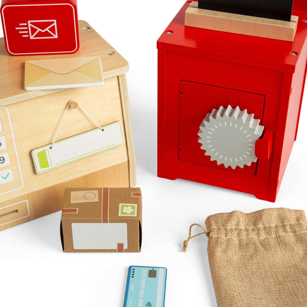 Bigjigs Toys Post Office Role Play Set - Grace and Fox