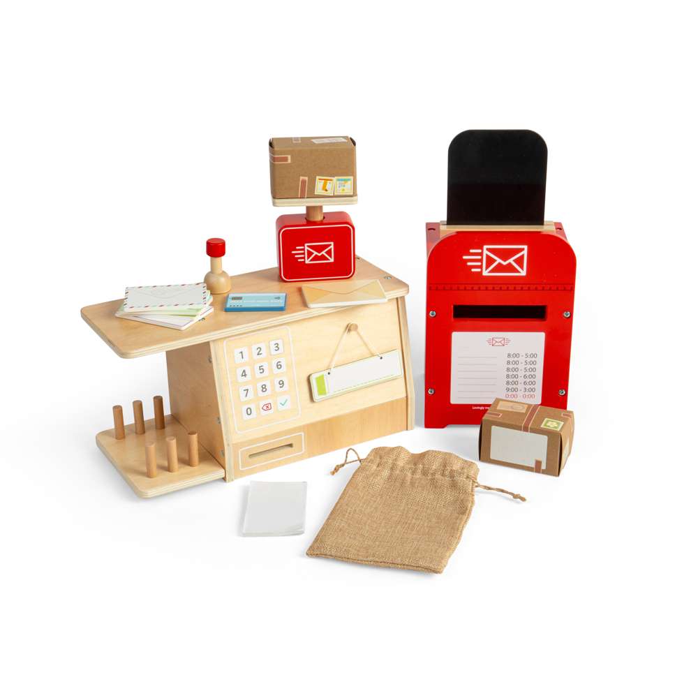 Bigjigs Toys Post Office Role Play Set - Grace and Fox