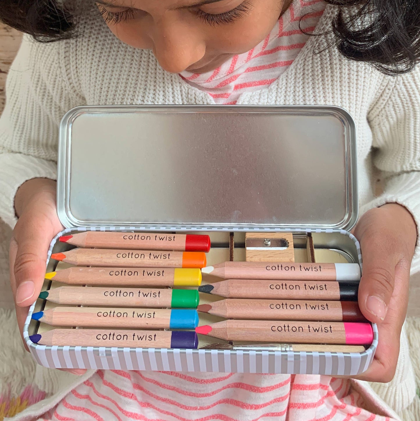 Jumbo Watercolour Pencils Tin by Cotton Twist - Grace and Fox