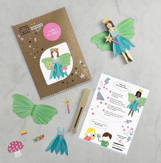 Make Your Own Fairy Peg Doll By Cotton Twist - Grace and Fox