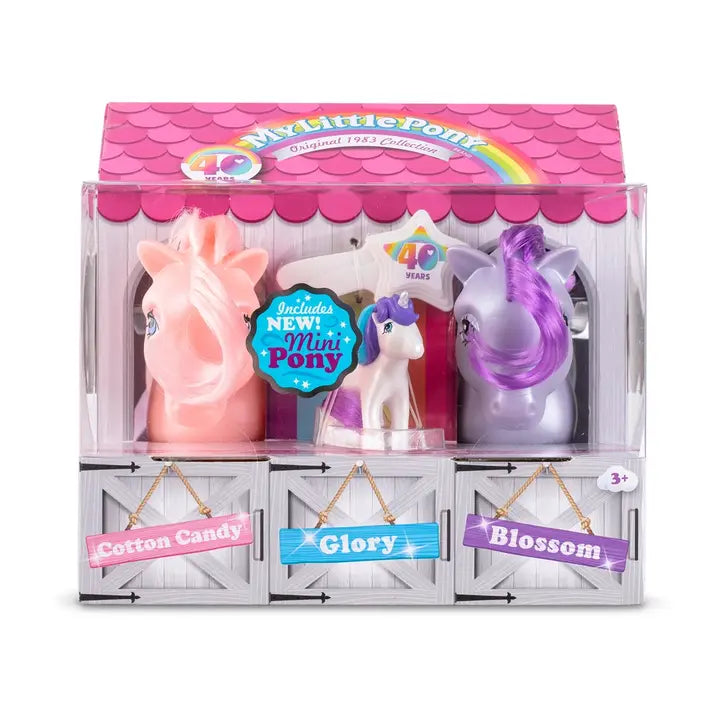 My Little Pony 40th Anniversary Collector 3 Pack β Limited Edition Figures - Grace and Fox