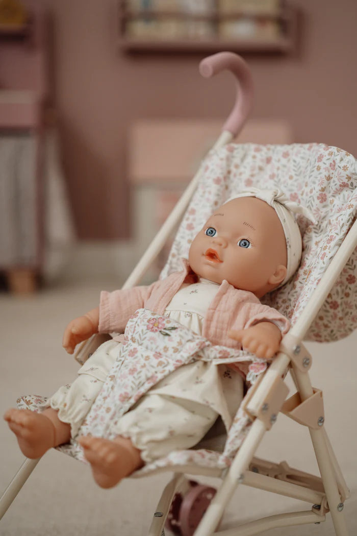 Little Dutch Metal Doll Stroller - White - Grace and Fox