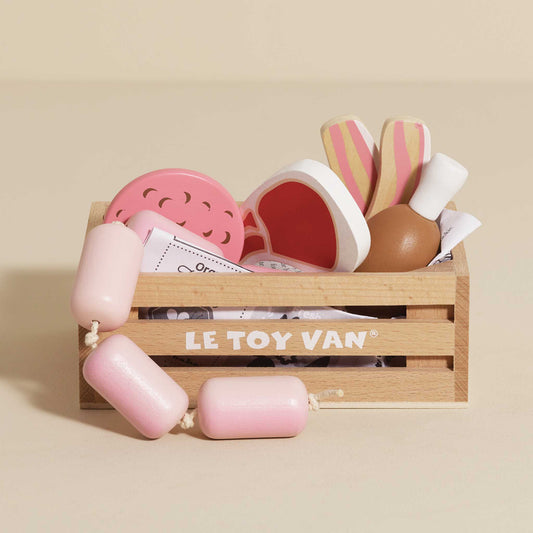 Butchers Meat Wooden Market Crate - Grace and Fox