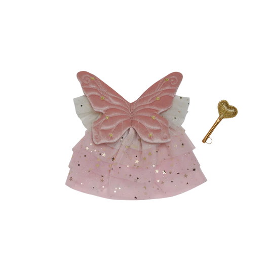 Olli Ella Dinkum Dolls Fairy Outfit Set - Pink - Grace and Fox