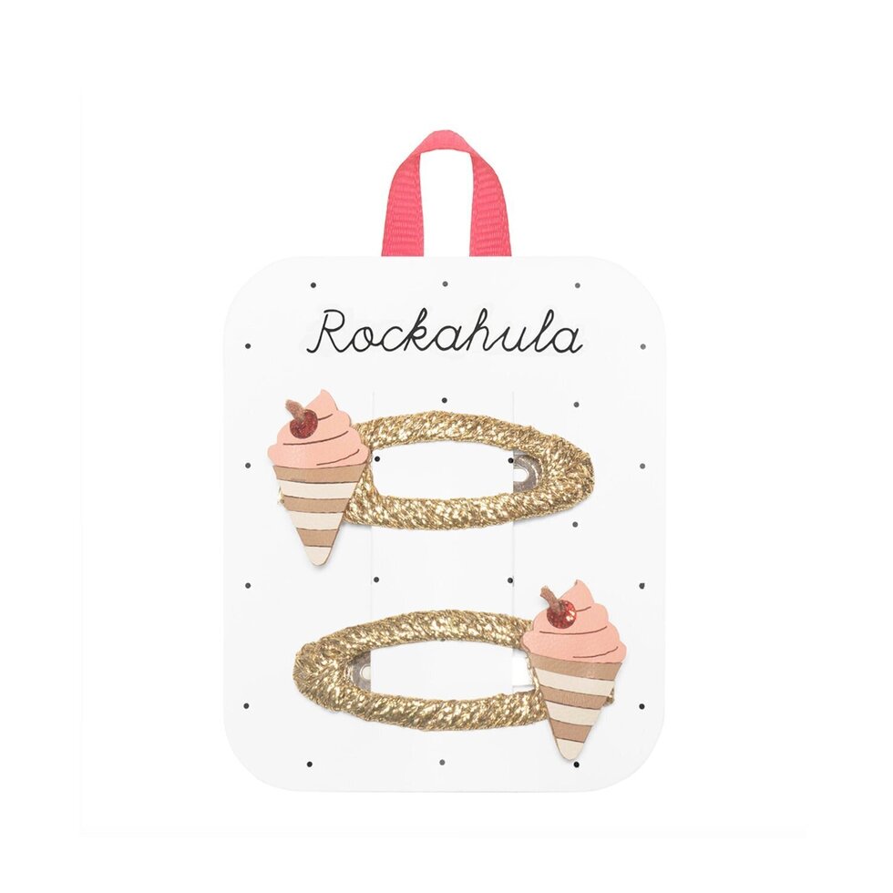 Very Cherry Ice Cream Hair Clips - Rockahula