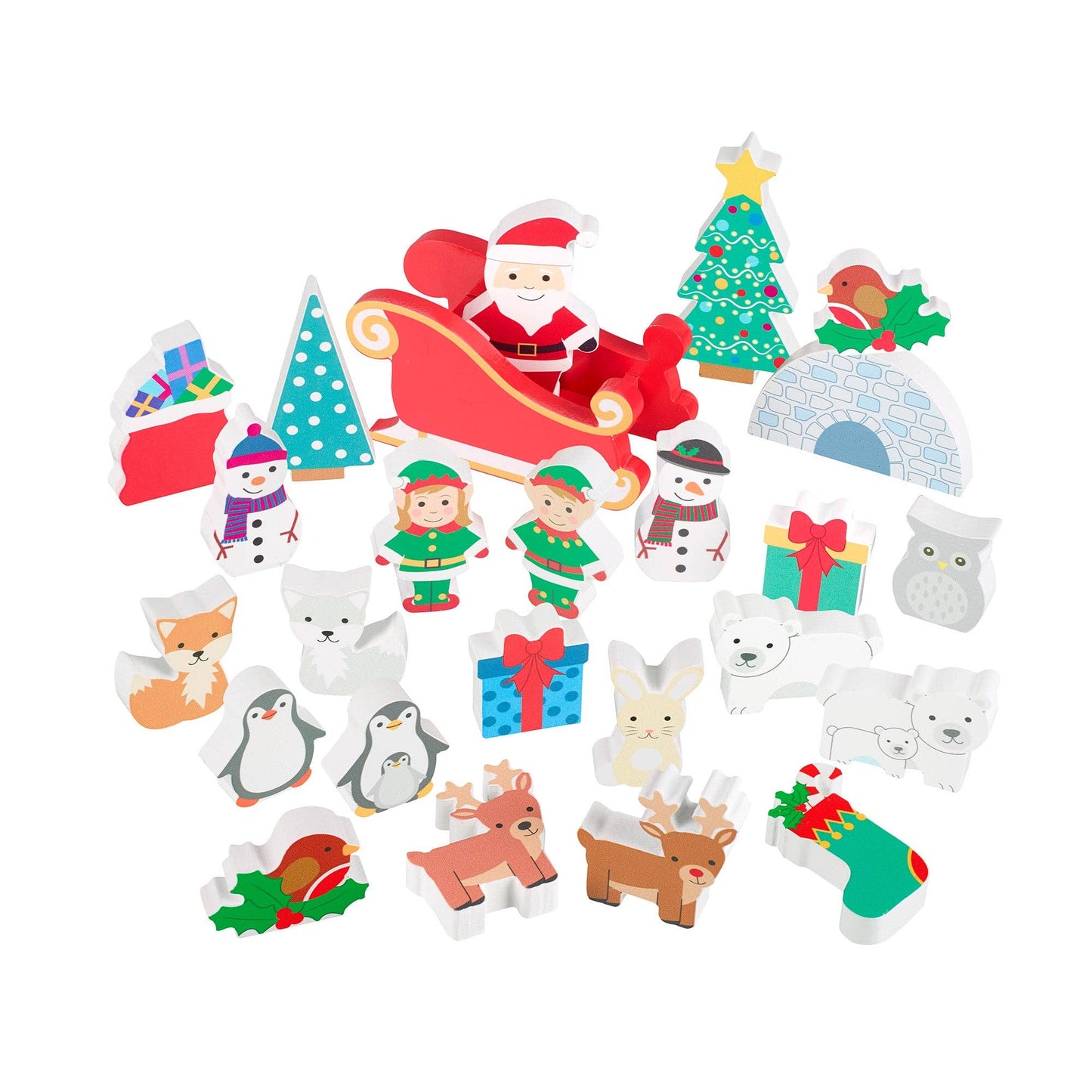 Orange Tree Toys Wooden Advent Calendar - Winter Wonderland
