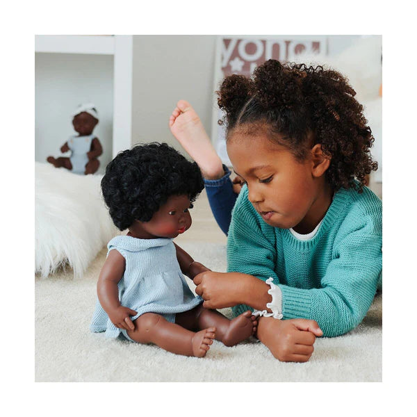Miniland Knitted Doll Outfit 38cm - Dress & Headband - Grace and Fox