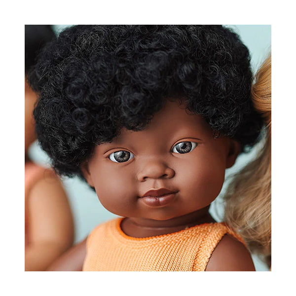 Miniland Baby Doll - African Girl - 38cm - Grace and Fox