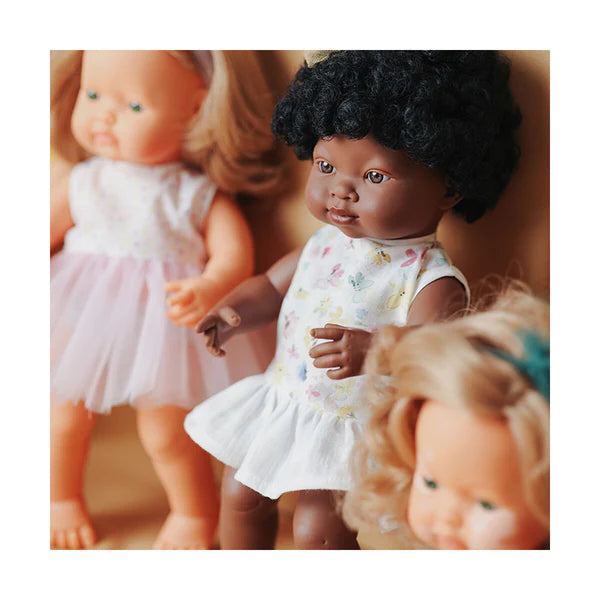 Miniland Baby Doll - African Girl - 38cm - Grace and Fox